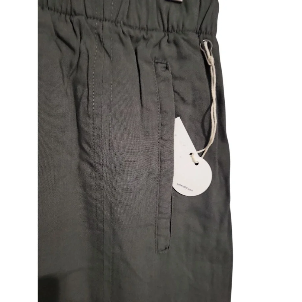 Splendid Cargo Pants Womens Large Olive Green Comfy Fit Pockets Drawstring - Picture 6 of 14